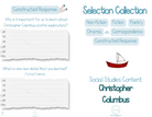 Selection Collection Social Studies - Christopher Columbus | Included In The Selection Collection