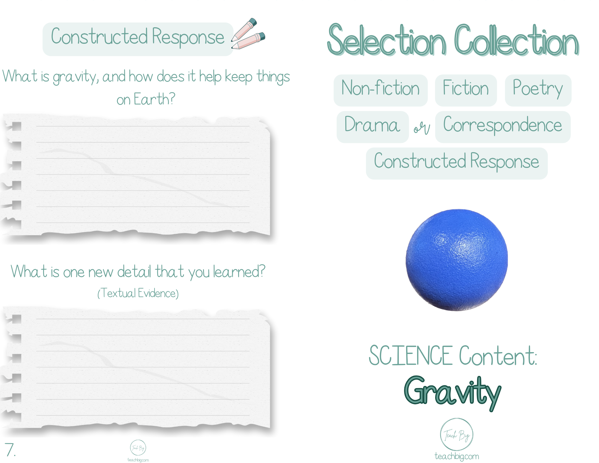 Selection Collection - Science Gravity | Included In The You Will Find A Nonfiction Fiction Poetry