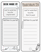 Bookmark It! | This Activity Allows Students To Develop Language Skills Pronunciation And Literacy