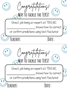 Way To Tackle The Teks! Certificate - Teks 6A 6I | This Certificate Isn’t Just A Paper; It