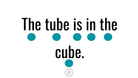 Direct Decodable – The Tube Is In The Cube - Group 5 Level A