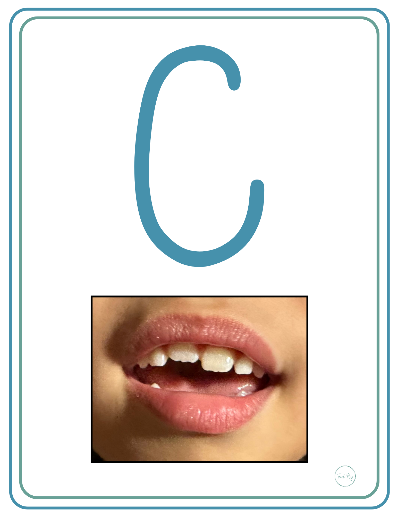 Alphabet Mouth Shapes | Full Sheet