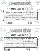 Way To Tackle The Teks! Certificate - Teks 10A 10G | This Certificate Isn’t Just A Paper; It