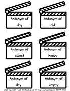 Antonym Acting! - This Resource Is Great For Grades 2-3.