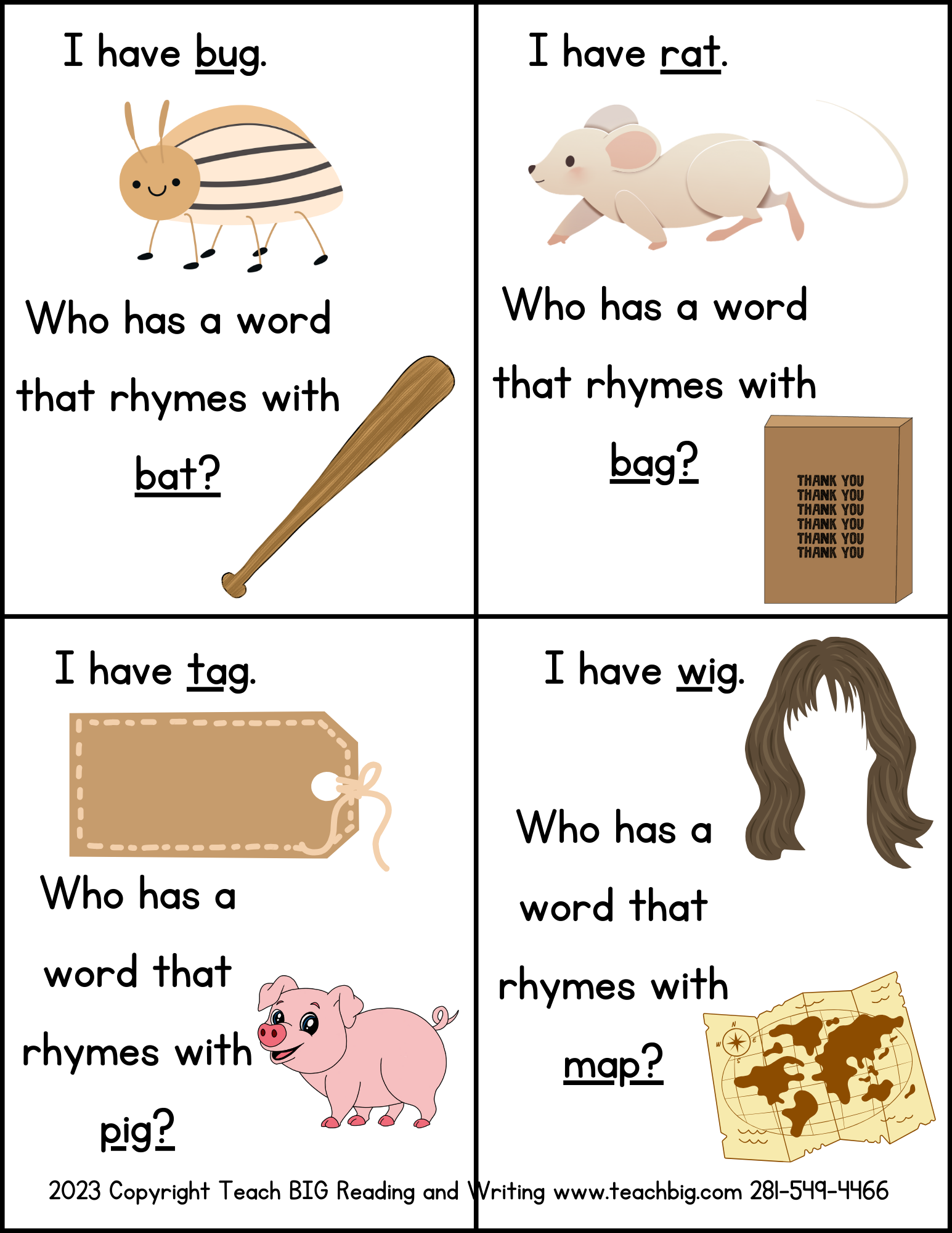 Rhyme Time:  A Fun Activity That Can Be Used In A Station Or Small Group.