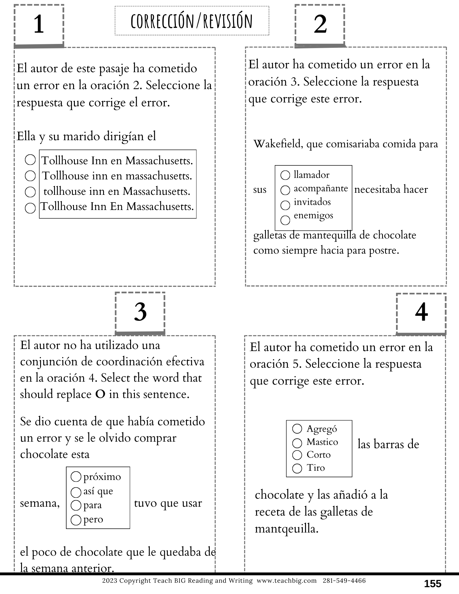 Staar Lapbook Foldable - Chocolate Chip Cookies | Spanish