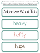 Word Trio Page | Buffalo Nickel Ranch Theme