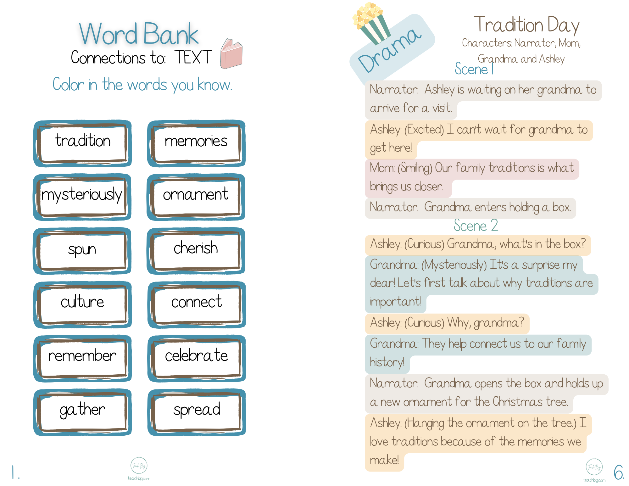 Selection Collection Social Studies The Importance Of Family Traditions | Included In The Selection