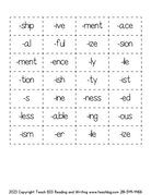 Suffixes - This Resource Is Great For Grades 4-6.