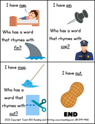 Rhyme Time:  A Fun Activity That Can Be Used In A Station Or Small Group.