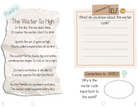 Selection Collection - Science Water Cycle | Included In The You Will Find A Nonfiction Fiction