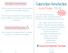 3Rd Grade Coloration Annotation: Social Studies - Grammar