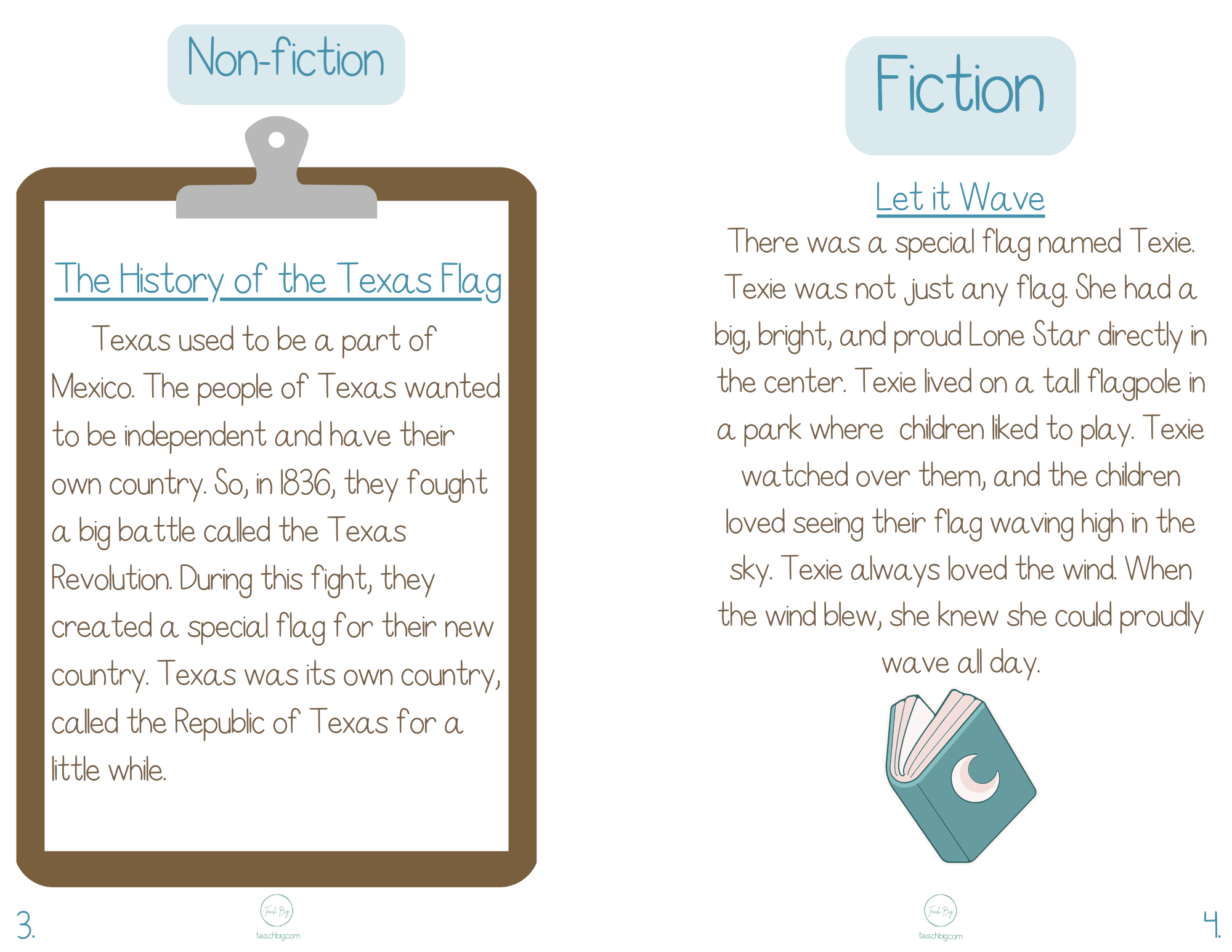 Selection Collection Texas Flag | Included In The Selection You Will Find A Nonfiction Piece Fiction