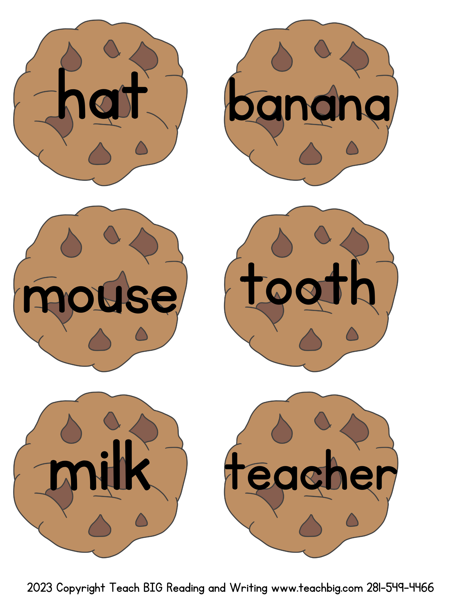 Singular & Plural Nouns Cookies Activity - This Resource Is Great For Grades 2-3.