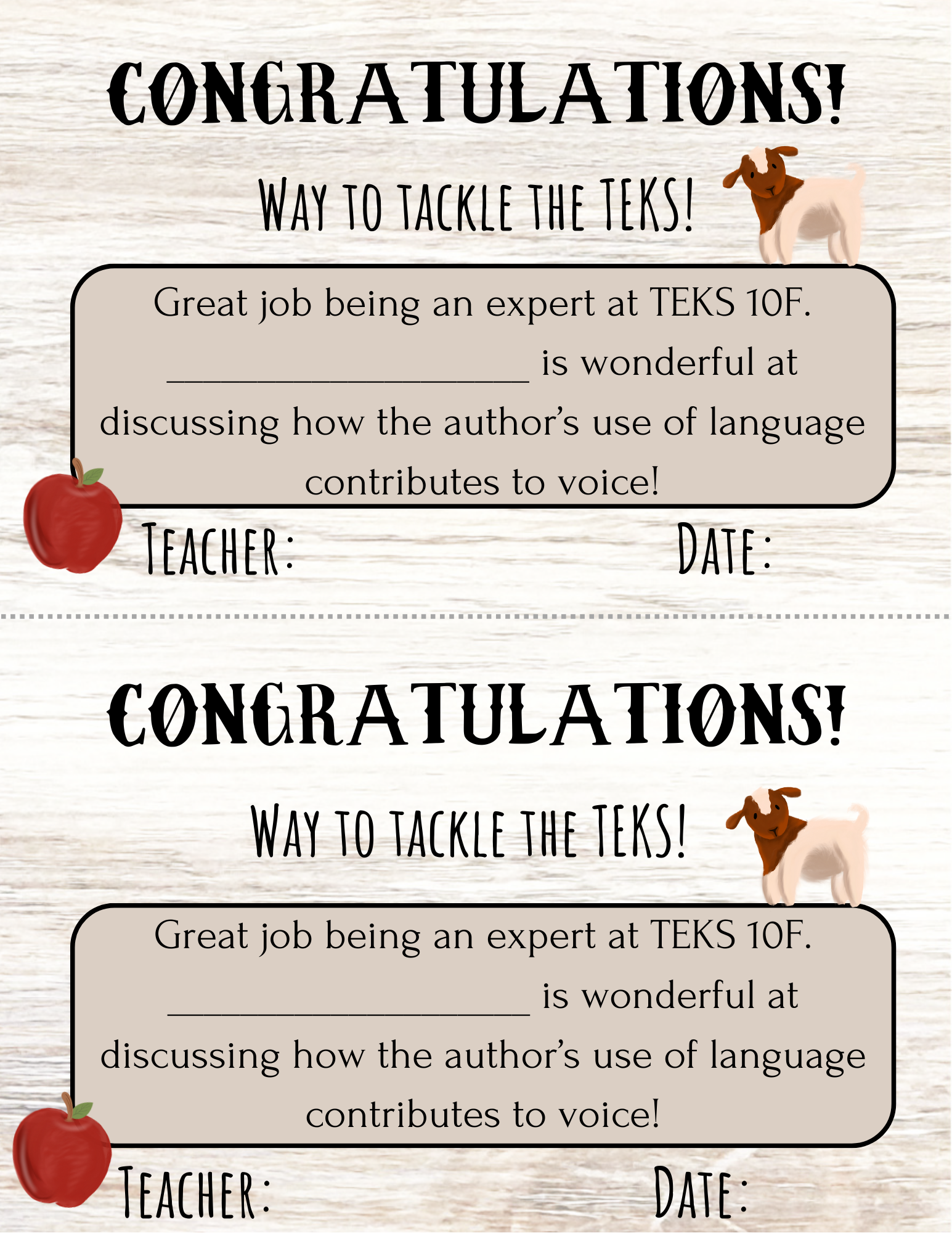 Way To Tackle The Teks! Certificate - Teks 10A 10G | This Certificate Isn’t Just A Paper; It