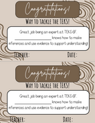 Way To Tackle The Teks! Certificate - Teks 6A 6I | This Certificate Isn’t Just A Paper; It