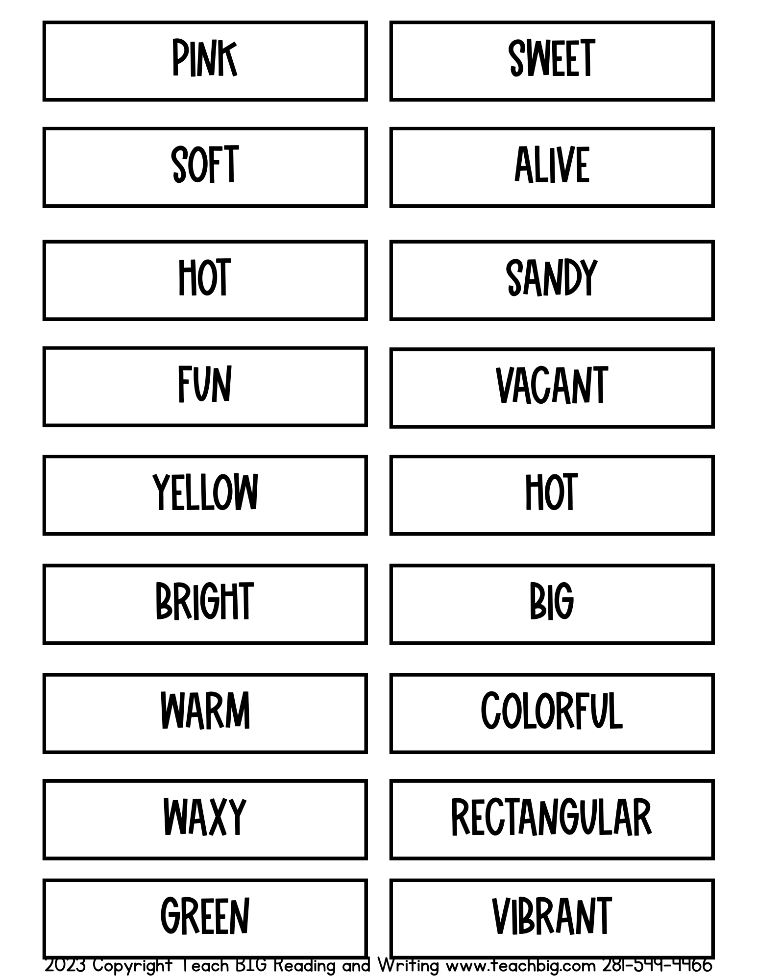 Adjective Postcards - This Resource Is Great For Grades 4-6.