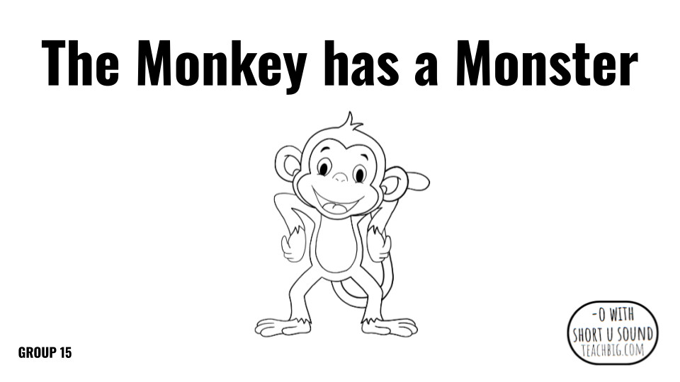 Direct Decodable – The Monkey Has A Mother - Group 15 Level A