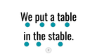 Direct Decodable – There’s A Table In The Stable - Group 15 Level A