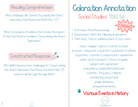 4Th Grade Coloration Annotation: Social Studies - Grammar