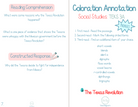 4Th Grade Coloration Annotation: Social Studies - Phonics