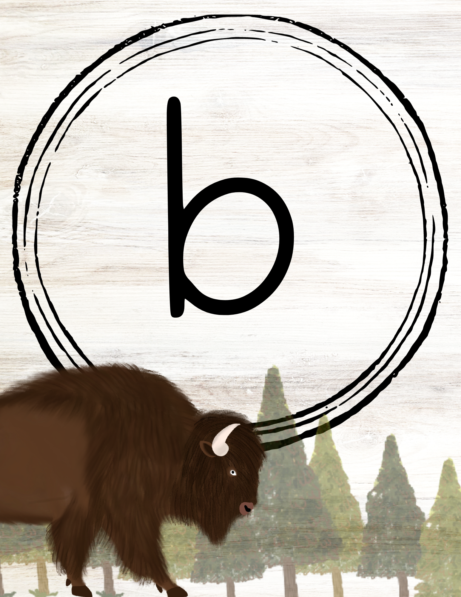 Lowercase Alphabet | Buffalo Nickel Ranch Theme