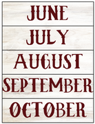 Calendar Set | Buffalo Nickel Ranch Theme