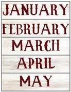 Calendar Set | Buffalo Nickel Ranch Theme