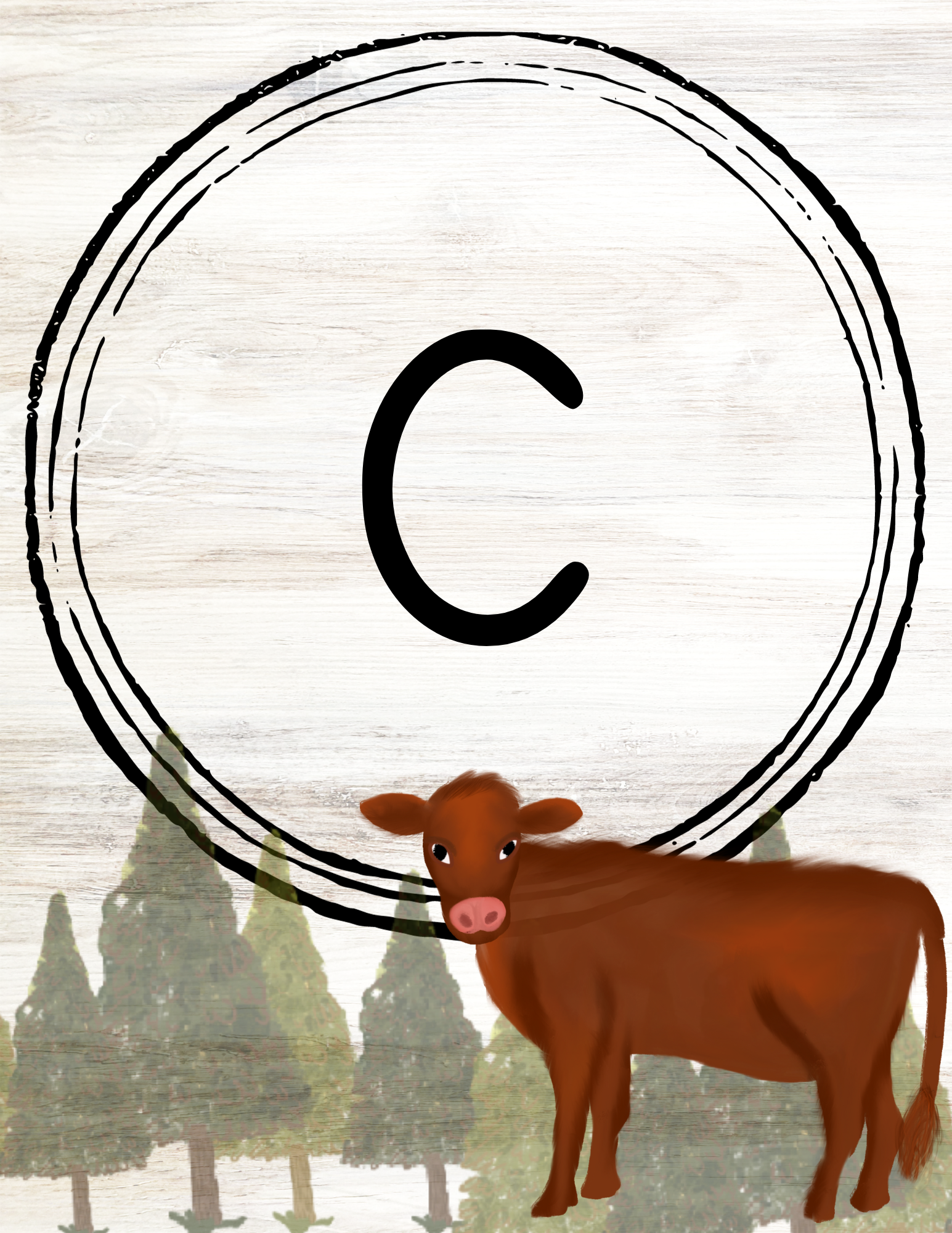 Lowercase Alphabet | Buffalo Nickel Ranch Theme