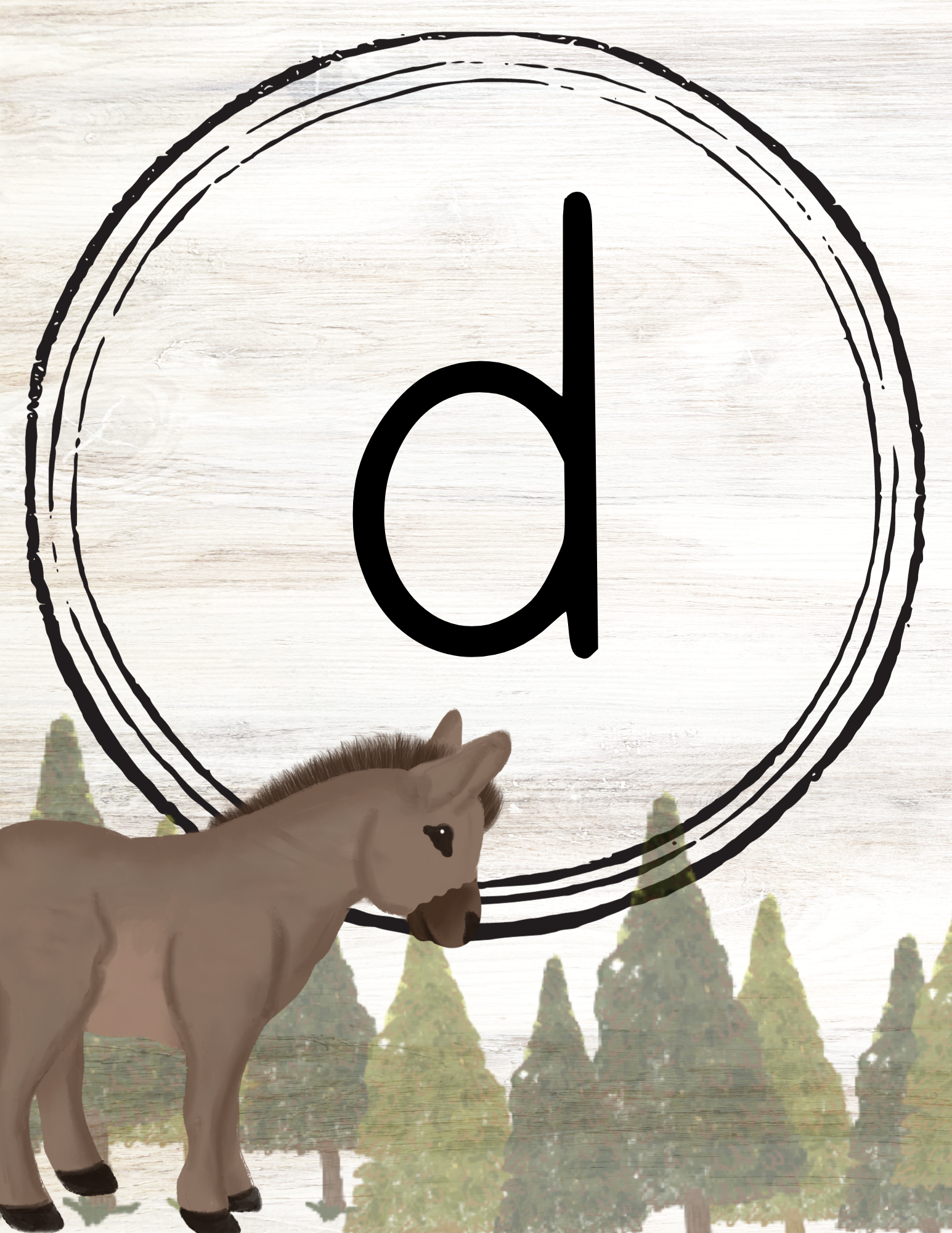 Lowercase Alphabet | Buffalo Nickel Ranch Theme