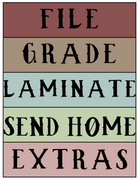 Drawer/Table Labels | Buffalo Nickel Ranch Theme