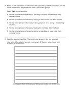 Passage Practice: Set 7 - 4Th Grade