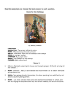 Passage Practice: Drama - 4Th Grade Home For The Holidays