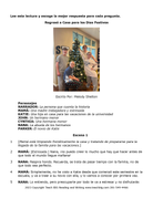 Passage Practice: Drama - 5Th Grade Home For The Holidays | Spanish