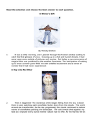 Passage Practice: Fiction - 6Th Grade A Winter’s Gift