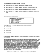 Practice Passage: Set 7 - 3Rd Grade | Spanish