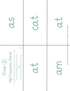 High Frequency Words Booklet - Group 1 | These High Frequency Booklets Are Paramount When