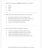 Practice Passage - Set 1- 3Rd Grade