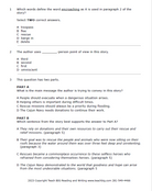 Practice Passage: Set 1 8Th Grade Bundled