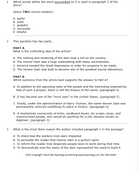 Practice Passage: Set 1 8Th Grade Bundled