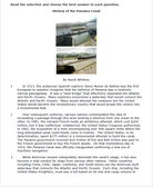 Practice Passage: Non Fiction 9Th Grade History Of The Panama Canal