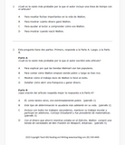 Practice Passage: Set 1 - 3Rd Grade | Spanish