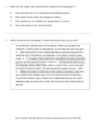 Practice Passage: Set 1 - 3Rd Grade