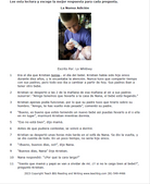 Practice Passage: Fiction – 4Th Grade The New Addition-Spanish