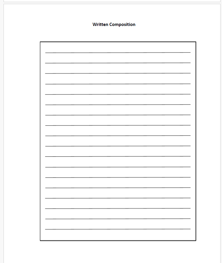 Practice Passage: Set 3-5Th Grade