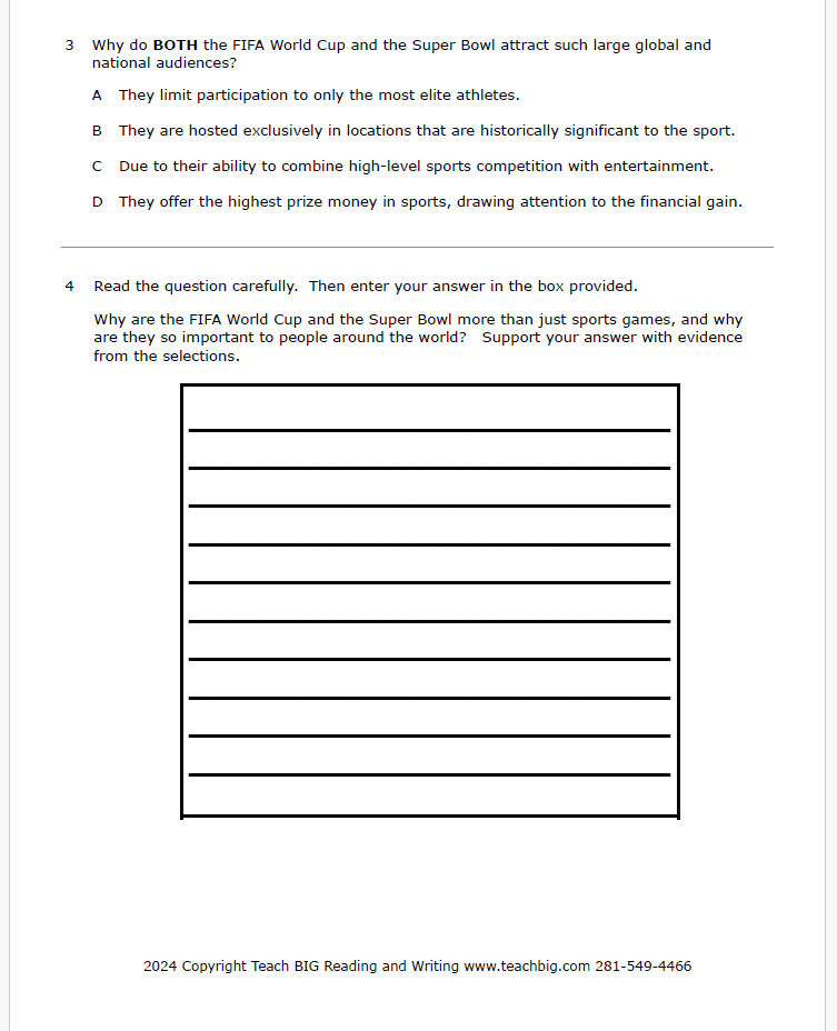 Paired Passages: Set 1 - 6Th 8Th Grade