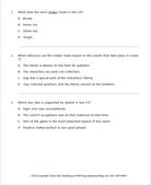 Practice Passage: Set 3 - 8Th Grade