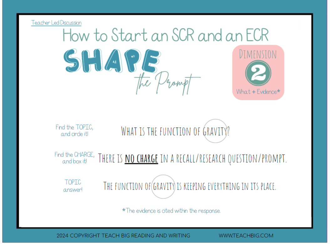 Interactive I-Write: Scr & Ecr Responses Built Your Way