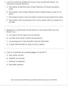 Practice Passage: Set 5 - 3Rd Grade-Spanish