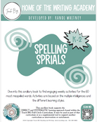 Spelling Spirals | This Resource Is Great For Grades Pk-2.